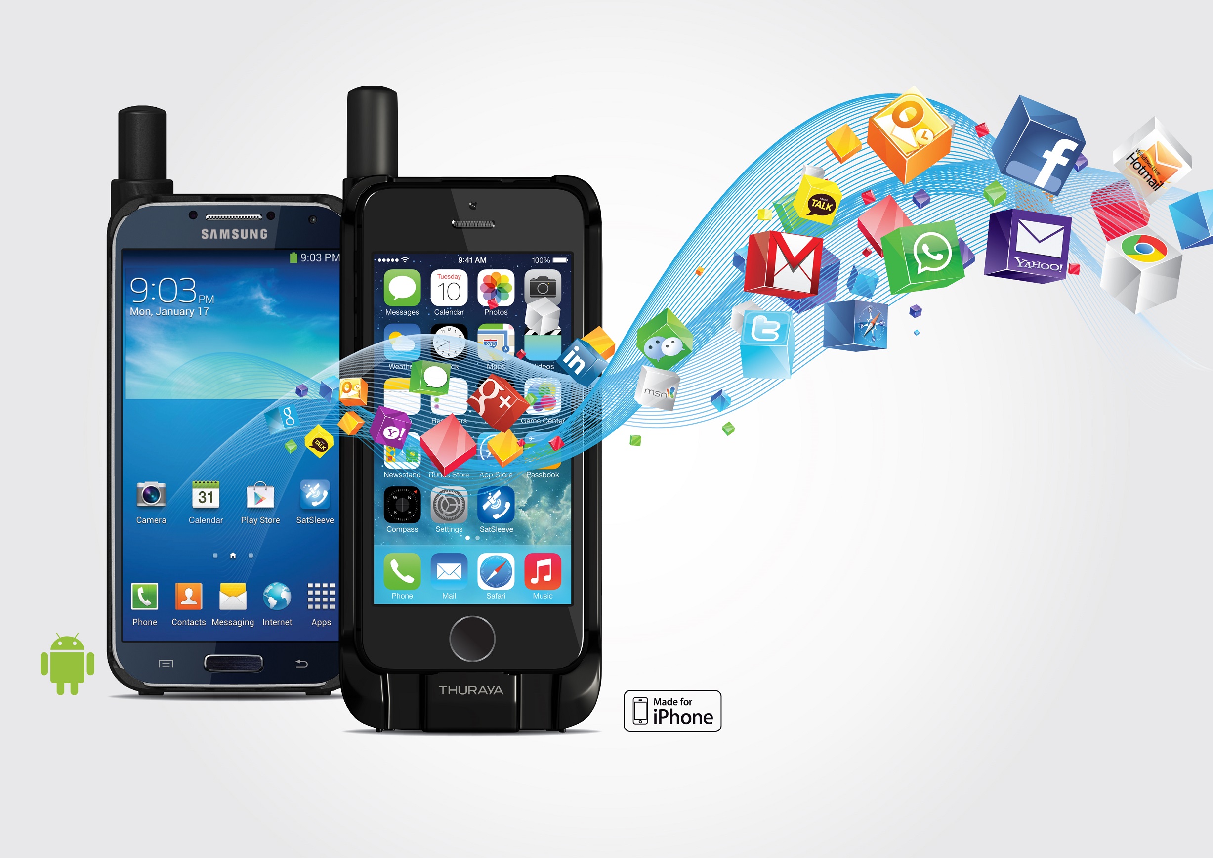 Make Any Phone A Satellite Phone: SatSleeve